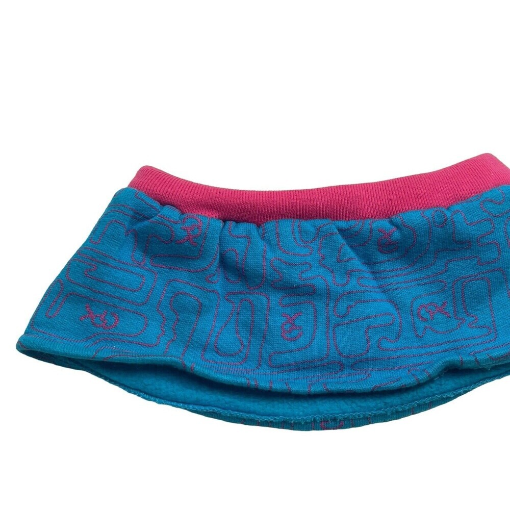 Vintage Cabbage Patch Kids CPK Retro Pink Blue Abstract Skirt